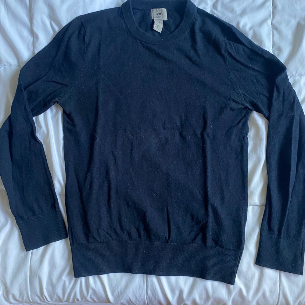H&M Men's Dark Crewneck Sweater